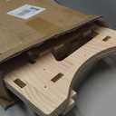 Montessori Toddler Book Shelf Organizer Single Sided Book Rack Display with Toy Storage, Children Baby Classroom Bookshelf, Kids Room bookcases cabinets & Shelves Natural Pine (31)