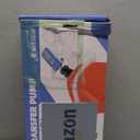 Fuel Transfer Pump with Auto-Stop Sensor, 51 Hose with Tank Adapter Portable Liquid Pump for Gasoline, Diesel Fuel, No More Lifting Heavy Gas Cans