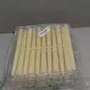 50 Pack Ivory Taper Candles 10 Inch - Classic Soft White Dinner Candles, Dripless Unscented Premium Wax with Cotton Wick, 8-Hour Burn Time for Wedding, Vintage & Formal Table Decor