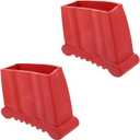 SafeStep Ladder Accessories, 2-Pack Non-Slip Feet Covers Universal Step Ladder Pads & Anti-Skid Rubber Covers, Security Bumpers for Extension and Little Giant Type Ladders, Floor Protectors