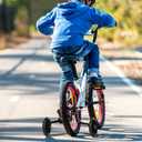 Bicycle Training Wheels for Kids Stronger Version Replacement Adjustable Bicycles Stabilizer for Children, Suitable for 12/14/ 16/18/ 20/ inch Children's Single Speed Bikes