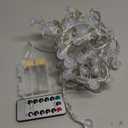 Metaku Globe Fairy Lights Battery Operated 33ft 80LED String Lights with Remote Waterproof Indoor Outdoor Hanging Decorative Christmas Lights for Home Party Patio Garden Wedding (Warm White)