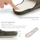 Chantomoo Womens Slippers Comfort Memory Foam House Open Toe Slippers for Indoor Bedroom Outdoor Gift