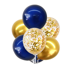 TONIFUL 4 Set Navy Blue Gold Balloon Centerpieces for Table,Balloons Stand Kit for Graduation Decorations 2026 Class of 2026 Party Decorations,Retirement,Anniversary,Homecoming,Birthday Decoration