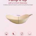 Backless Strapless Bra for Push Up, 2 Pairs Thick Padded Adhesive Invisible Sticky for Women and Wedding Dress (Beige)