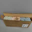 6-Pack Baby Washcloths  Soft Absorbent Viscose from Bamboo Washcloths for Face, Body, Baby Towels for Newborn, Kids, Toddlers, Infant, Gentle on Sensitive Skin, 10x10 Reusable Face Towels (Mellow)