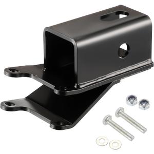 Rear 2" Receiver Hitch, ATV Hitch Receiver with Bolts/washers/Lock Nuts Compatible with Honda 2001-2014 Rubicon 500, 2007-2024 Rancher 350 400 450 500 520, Recon 250