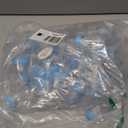 Baby Shower Favor - 36 Pack Mini Milk Bottle Party Favor Gift Bag Boxes 1.5" x 3.5" - Baby Shower Candy Jar (Blue)