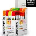 Skratch Labs Hydration Packets - Hydration Drink Mix, Variety Pack (20 Single Serving Packets) - Electrolyte Powder Developed for Athletes and Sports Performance, Gluten Free, Vegan, Kosher (EXP 01/01/27)