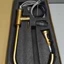 Gold Brushed Nickel Kitchen Faucet with Pull Down Sprayer, 3 Mode Sprayer