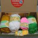 MODDA Crochet Kit for Beginners - Beginner Crochet Starter Kit with Easy-to-Follow Video Tutorials, Learn to Crochet Kits for Adults and Teens, DIY Knitting Supplies, Cactus Kit, 4 Pack Plants Family