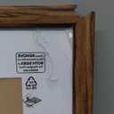 Opposite Wall - 20x24 in - Dark Solid Oak Wood Picture Frame - Lightweight, Versatile & Shatterproof - Wall Hanging Poster or Photo Frame - Wall Decor for Office, Gallery & Home