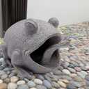 Coolboy Frog Sculpture Gutter Diverter Rain,Deco Gutter Extension Downspout, Eco-Friendly Resin Gutter Extender Diverter,Splash Block, Perfect Rain Gutter Downspout Extension for 3"x4" Downspouts (Frog 7.8"x7.2"x5.91")