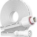 10FT Extension Cable for E-fy Permanent Outdoor Lights E22, S4 - HP5, IP68 Waterproof Extension Cord Compatible with E-fy E22/S4 for Christmas-Holiday (10 Ft Extension Cable)