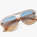 livho Trendy Polarized Square Aviator Sunglasses Women Men Square Eyewear Frame, Retro Sun Glasses for Women Men 2025 Shades