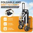 Super Lightweight Transport Wheelchair. Easy to Travel, Locking Hand Brakes, User-Friendly, Folding, Portable. for Adults or Child (up to 220lbs)