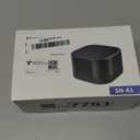 Magicteam White Noise Machine with 20 Non Looping Natural Soothing Sounds Memory Function 32 Levels of Volume Powered by AC or USB and Sleep Sound Timer Therapy for Baby Kids Adults Black