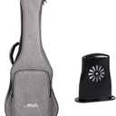 AKLOT 32 inch Gig Bag Carry Handle Case for 30 Baritone Ukulele 32" Bass Ukulele Guitalele 12MM Thick Padding with Humidifier