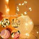 6 Pack Fairy Lights Battery Operated with Remote 7ft 20 LED Mini String Twinkle Lights Waterproof 8 Modes Firefly Starry Moon Lights for Mason Jars DIY Christmas Wedding Party Bedroom Decoration