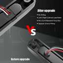 PSEQT 10" LED Trailer Reverse Backup Running Light Bar White Tail Strip Clearance Rear Assembly Waterproof for Pickup Golf Cart Offroad Truck RV, 1Pcs 