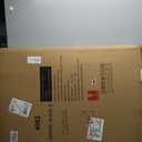 Coavas Folding Desk No Assembly Required, 39.4 inch Writing Computer Desk Space Saving Foldable Table Simple Home Office Desk,Brown