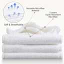 24 Pack Cloth Diaper Inserts Reusable Newborn 3 Layer Absorbent Breathable Cloth Diaper Inserts Overnight Microfiber Nappy Liners with an Extra Bag