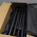 Projector Screen and Stand,GAINVANE 120 inch Portable Projector Screen Indoor Outdoor Projection Screen 16:9 4K HD Wrinkle-Free Light-Weight Movie Screen with Carry Bag for Backyard Movie Night