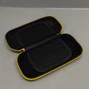 ButterFox Slim Carrying Case for Nintendo Switch Lite,19 Game and 2 Micro SD Card Holders, Storage for Switch Lite Accessories (Yellow/Black)