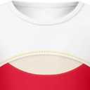 Girls Nova Zombies 4 Costume Dawn of The Vampires Movie Character Dress Outfits Clothes Wear Kids (11-12 Years, Red White)