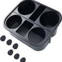 Upgraded Center Console Cup Holder (Not 3D Print) Compatible with Chevrolet Silverado 1500/2500/3500 Avalanche Suburban Tahoe GMC Sierra Yukon XL 1500/2500 2003-2006, Classic 2007