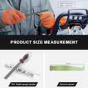 10-Piece Professional Chainsaw Sharpening Kit (afilador de motosierra) - Files in 5/32", 3/16", 7/32", Includes File Holder, Depth Gauge, Storage Case for Sharp Chainsaw Blades