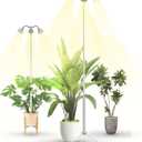 Grow Lights for Indoor Plants Full Spectrum with Detachable Tripod Stand, 10-55 Inches Height Adjustable Aluminum Alloy Indoor Plant Grow Lamp with Auto On/Off Timer Function
