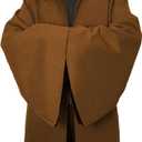 Adult Unisex Tunic hooded Costume | Cosplay Cloak |Knight hood | Halloween Robe Outfits | Cool Fancy Wizard Carnival Cape (XL)