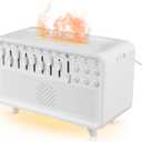 White Noise Machine with Humidifier, Essential Oil Diffuser & Night Light - Portable Sleep Sound Therapy, 8 Natural Sounds Style Mixer with Auto-Off Timer for Bedroom, Office, Travel