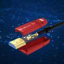 BlueAVS 8K HDMI 2.1 Fiber Optic Cable 15FT 48gbps 8K60Hz 4K120Hz Dynamic HDR eARC HDCP2.3 (RedHousing)