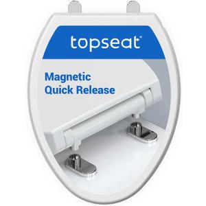 Plus 2 Elongated Toilet Seat, Soft Close, Durable Plastic