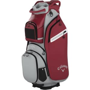 Callaway Golf Cargo Cart Bag (Cardinal/Silver)