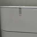 3.5 Gallon Slim Automatic Trash Can for Bathroom,Touchless Diaper Trash Can with Trash Bag Auto-adsorption Technology,Motion Sensor Diaper Garbage Bins for Bedroom Office Kitchen Toilet (White-n21)