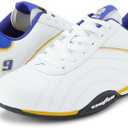 Goodyear Mens Ori Racer Sneakers – Hendrick Motorsports Low-Top Lace Up Performance Sneakers, Leather & Mesh Lining US13
