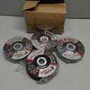 4-1/2 Thick Grinding Wheels, 25 Pack-HOMO FABER General Purpose Metal & Stainless Steel. Depressed Center Metal Grinding Disc for Angle Grinders, 4.5 X 1/4 X 7/8 (115 * 6.0 * 22.2 mm)