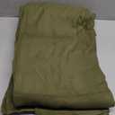 Bedsure GentleSoft 100% Cotton Large Blanket Oversized King for Bed 120x94 inches - Breathable Soft Cozy Herringbone Woven Blanket for Summer, Couch Cover, Olive Green