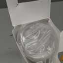 25 Pack-16 oz Clear Plastic Cups with Lids Food Grade Disposable Iced Coffee Cups for Smoothies, Milkshake, Parties
