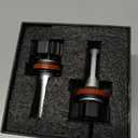 SEALIGHT H1 1 LED Bulbs for H9 H8 Light Bulbs, SuperBright 6000K White, 1:1 Size Plug-N-Play Design, Canbus Eror Free AntiHyper Flashing, Pack of 2