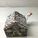 Whaline Christmas Pinata Set with Bat Eyeshade Confetti Christmas Candy House Pinata Small Christmas Party Gingerbread Pinata for Boys Girls Xmas Winter Theme Party Favor Supplies Game Decoration