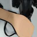 sexytag Women's Sexy Thigh High Studded Wrap Straps Heels Gladiator Lace-Up Stiletto High Heels Strappy Square Toe Thong Sandals for Clubwear Party Fashion Night Out Black Size 12