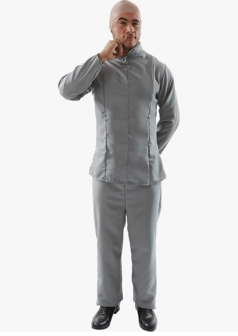Morph Mr Evil/Austin Powers Inspired Men's Costume - Standard XL