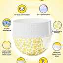 Dono Dog Diapers Female with Stretchy Waist-32Pcs, Disposable Full Wraps Female Puppy Dog in Heat Period Diapers, 360 Leak-Proof Super Absorbent Doggie Puppy Diaper