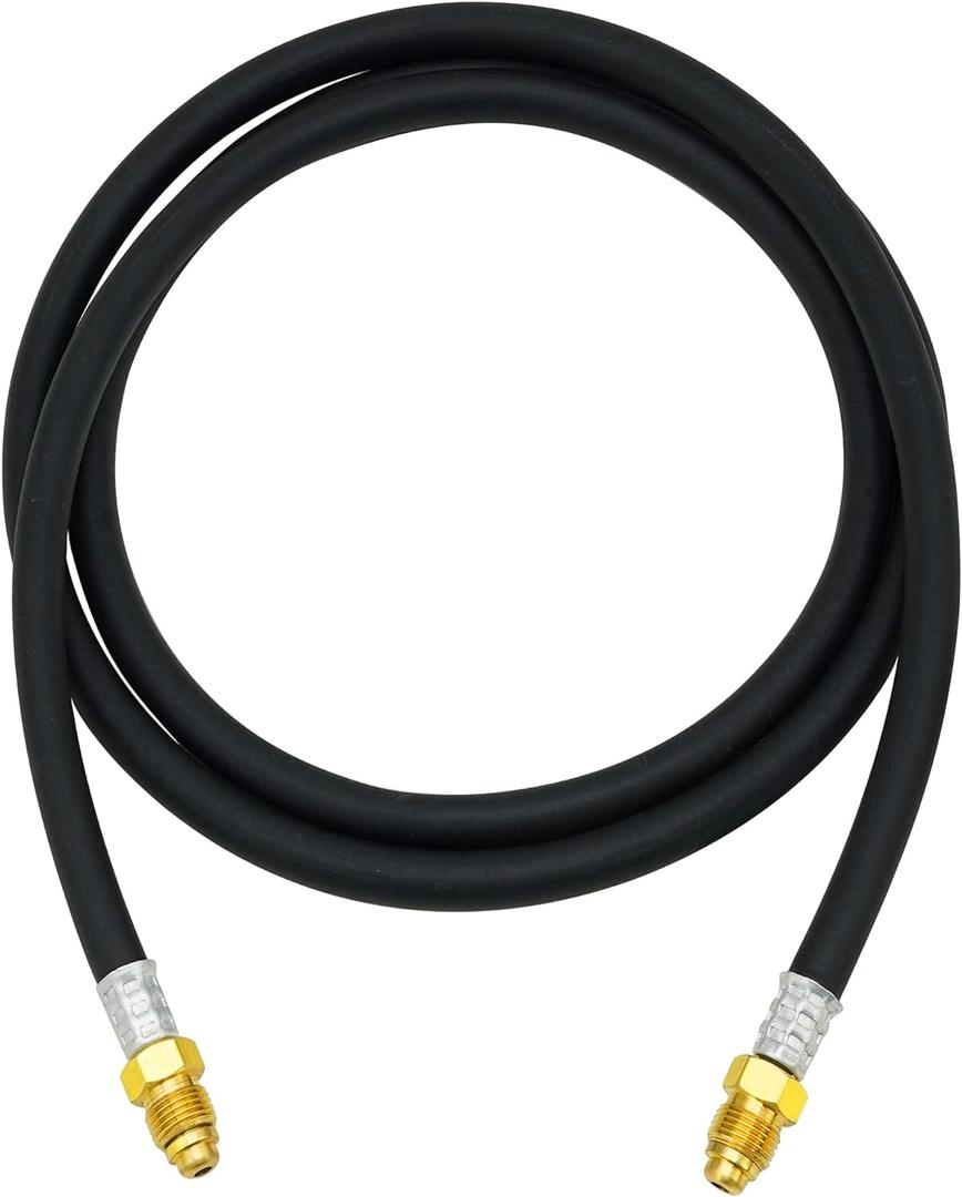 Inert Gas Welding Hose 6.56FT - Argon Flow Meter Regulator Adapter Hose - Mig Tig, 5/8" UNF-18RH Fittings