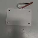 2Pcs Car Picture Holder, Acrylic Magnetic Personalized Photo Holder Car Accessories Car Photo Holder Car Visor Clip, Personalized Car Picture Frame, Suitable for Adding Family or Personal Photos (White)