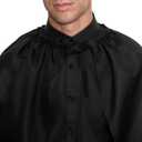 Spooktacular Creations Halloween Cape Costume, Black Cape for Adult, Black Cloak Knight for Halloween Dress Up Party Cosplay (Black, L)